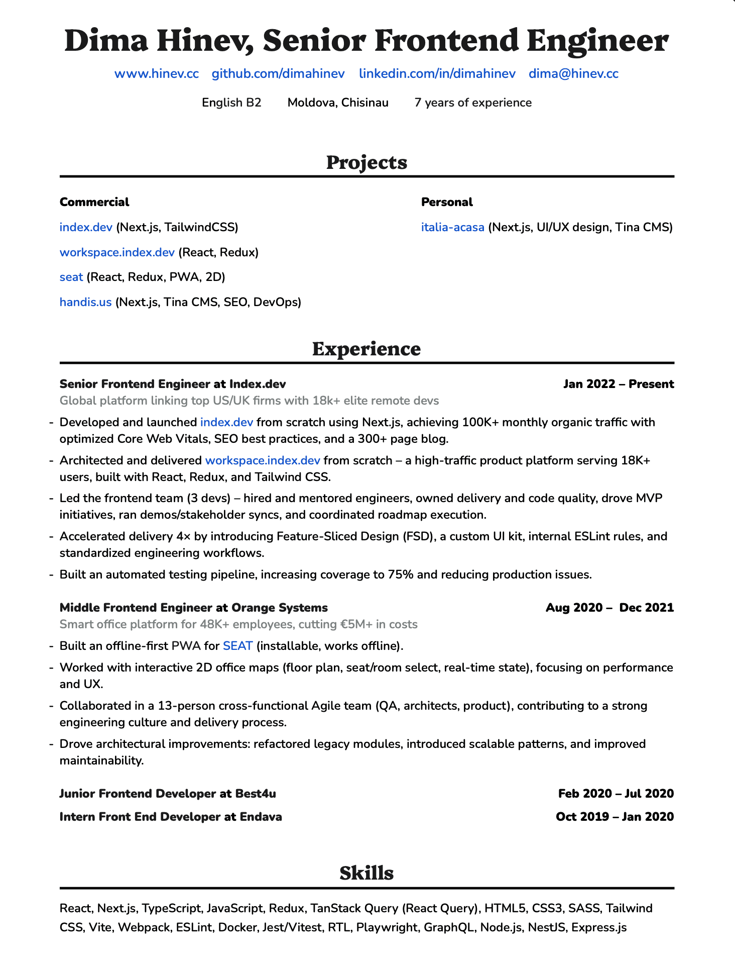Resume before